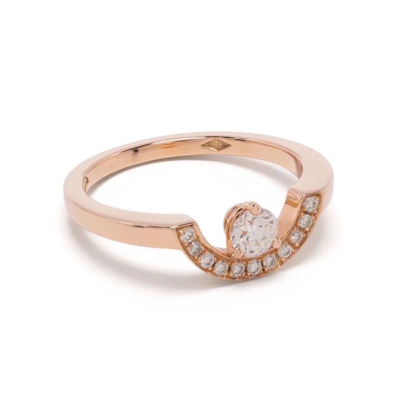 Bague_Intrepide_petit_arc_0.25ct_pavee_-_Or_rose_18k_-_diamant_ethique_-_Loyale_Paris