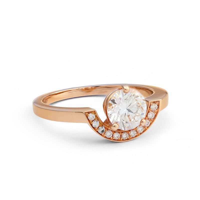 Bague_Intrepide_petit_arc_1ct_pavee_-_Or_rose_18k_-_diamant_ethique_-_Loyale_Paris