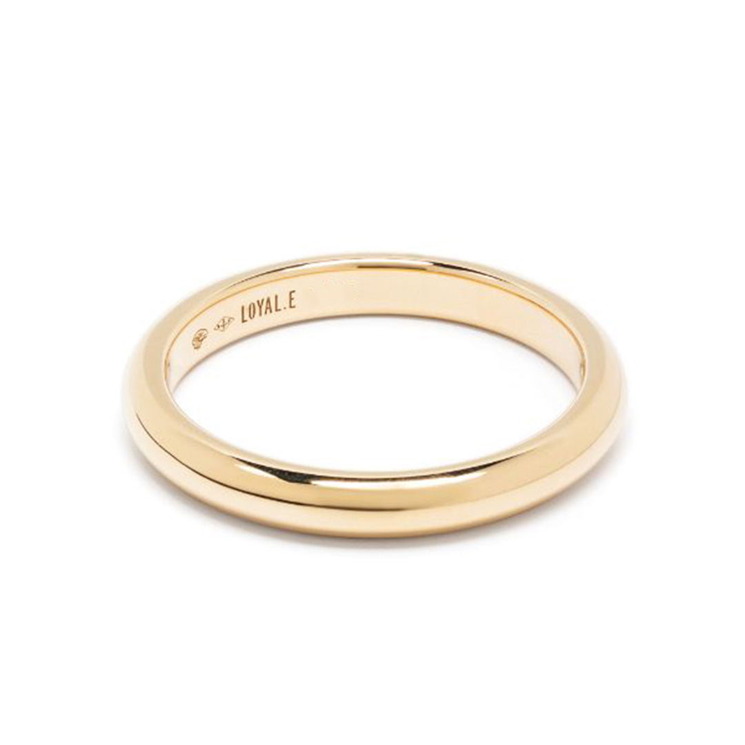 Union ring Absolu.e Signature 3mm - 18k yellow gold 1