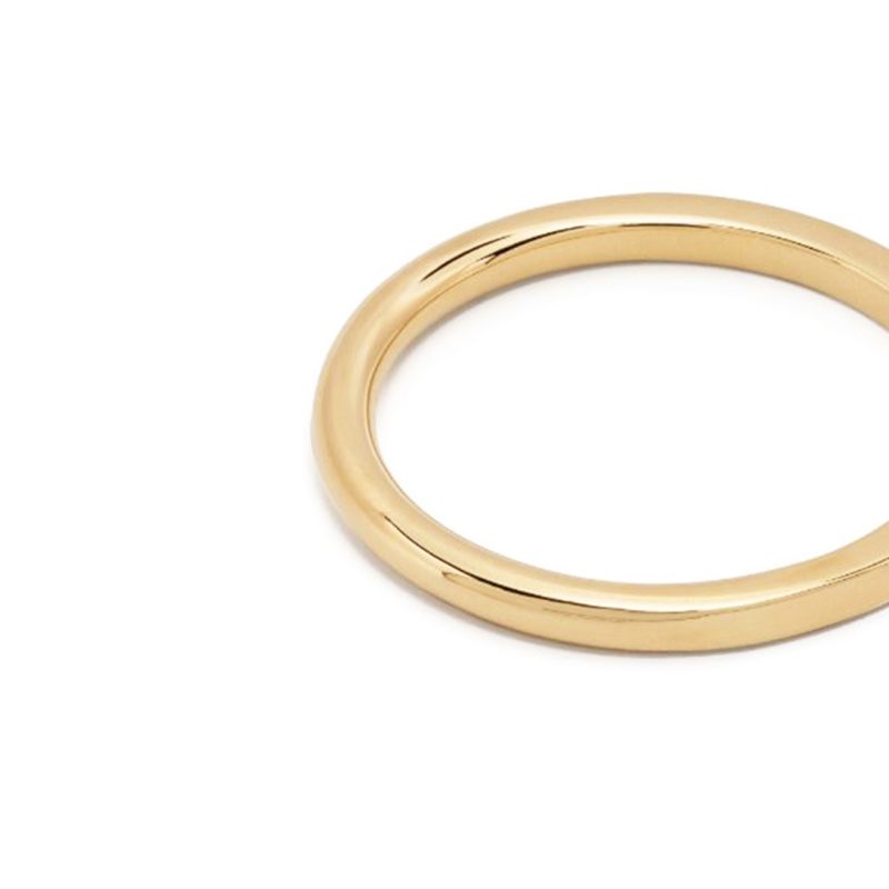Union ring Absolu.e Twist 2mm - 18k yellow gold 4