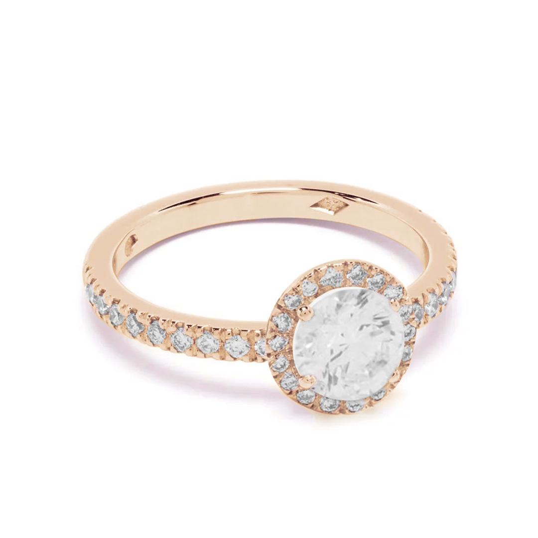 Solitaire_Les_Absolues_Couronne_1ct_pavé_-_18k_rose gold_lab_grown_diamond_Loyale_Paris_1