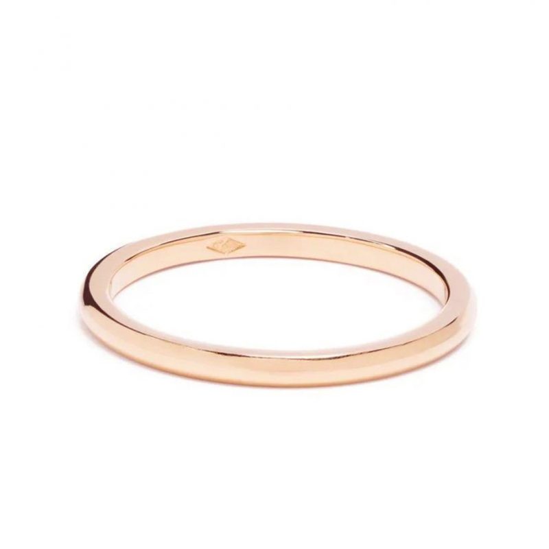 Union ring Absolu.e Signature 2mm - 18k rose gold 1