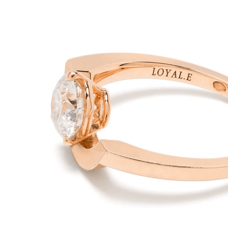 Bague Intrépide grand arc 1.5ct - Or rose 18k – Image 7